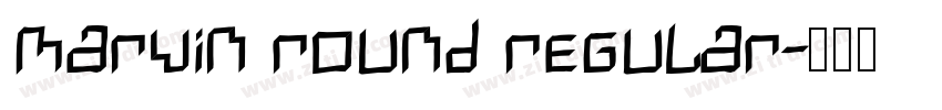 marvin round regular字体转换